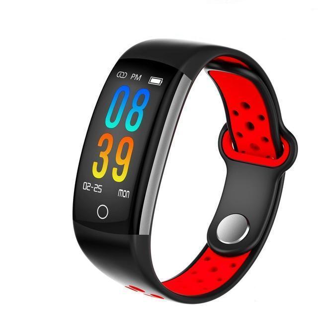 LCD Q6 Smart Band Heart Rate Monitor Fitness Bracelet IP68 Waterproof Watches Blood Pressure Oxygen Fitness Tracker