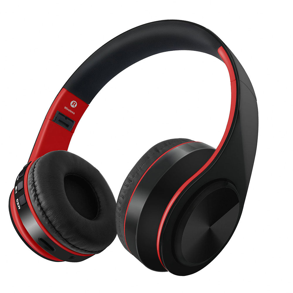 HIFI Drahtlose Kopfhörer Bluetooth Stereo Headset Musik Headset FM SD Karte Sport Kopfhörer Mit Mic Für PC
