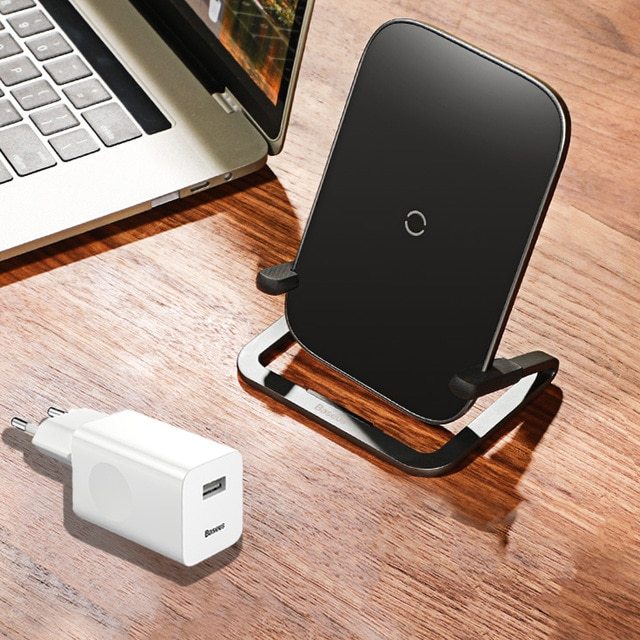 Smart wireless fast charging base for mobile phone
