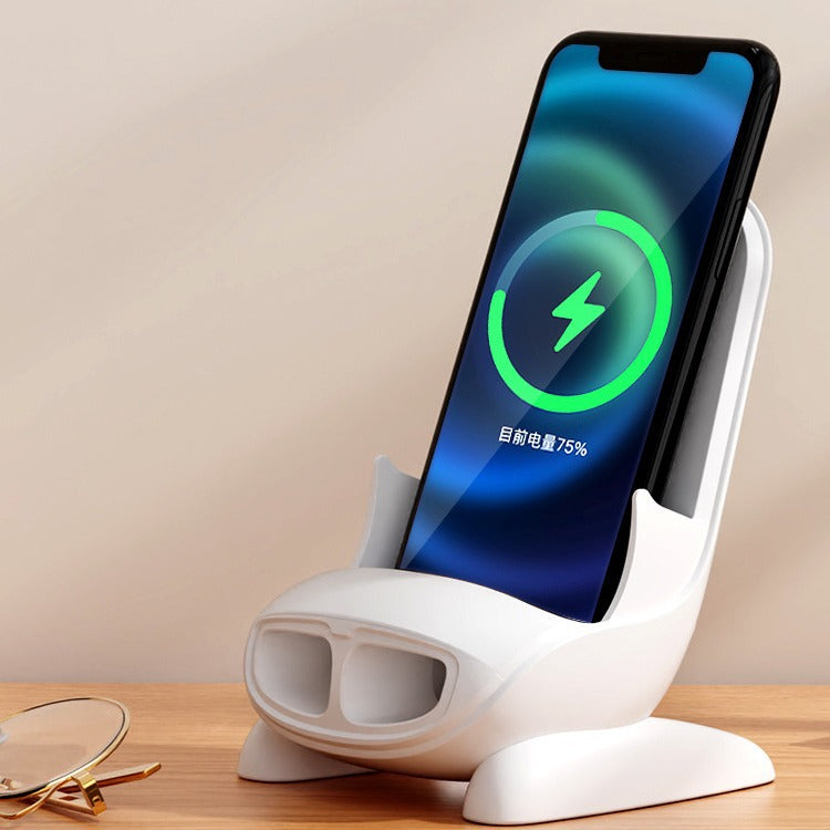 15W Desktop Vertical Wireless Fast Charging Charger